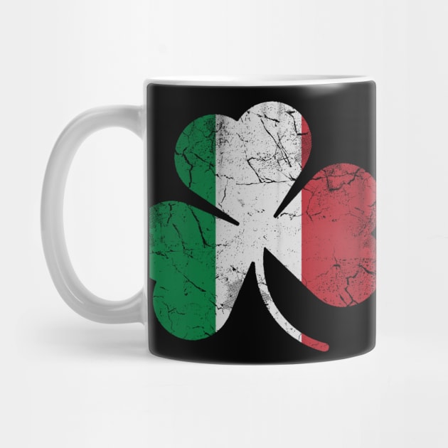 Italian Italia Shamrock Flag St Patricks Day by E